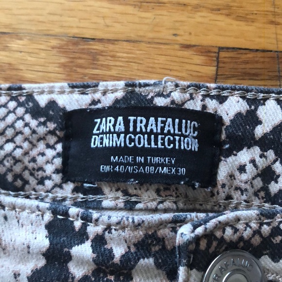 Zara snake print jeans - Picture 3 of 4